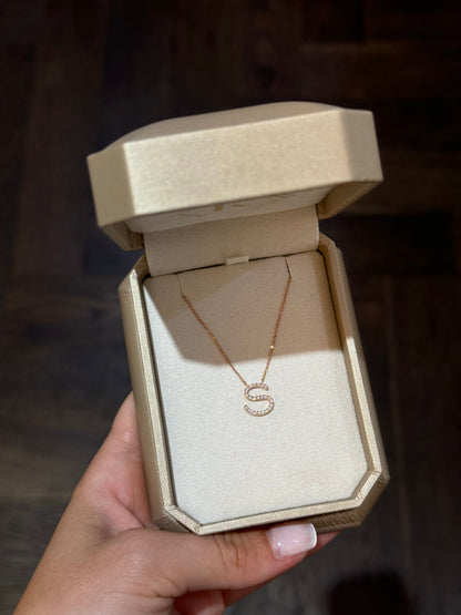 Initial Necklace - Small 1cm