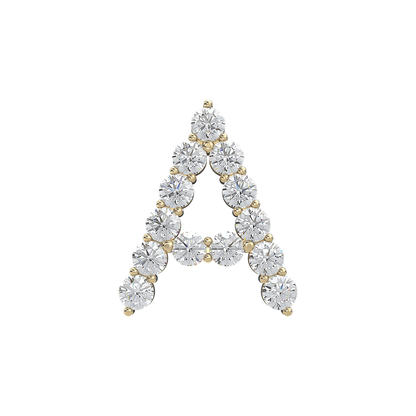 Initial Necklace - Large 0.10ct Pointer