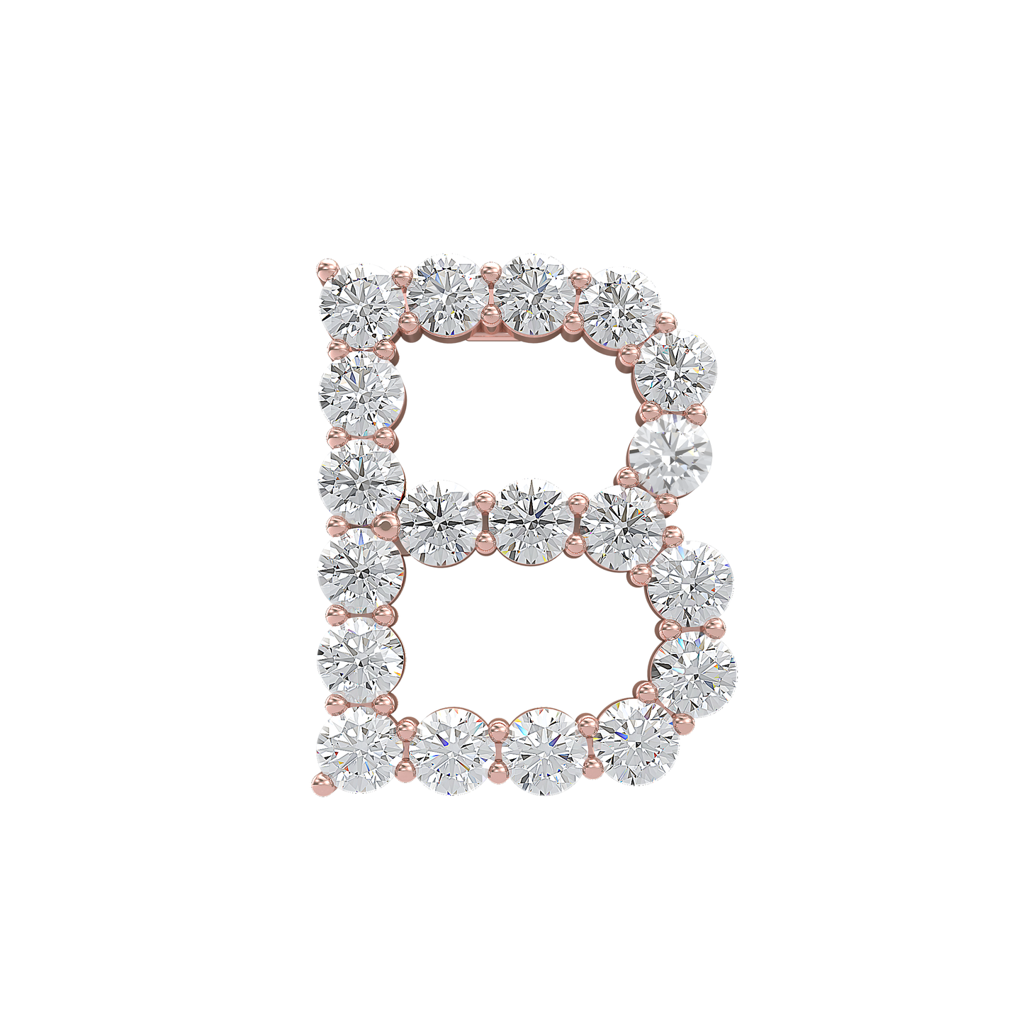 Initial Necklace - Large 0.10ct Pointer