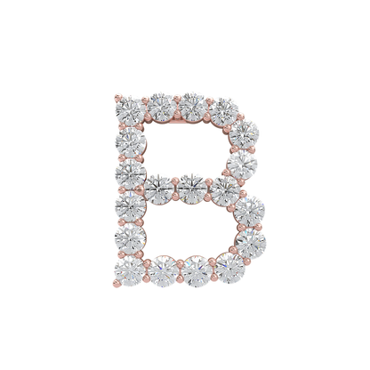 Initial Necklace - Large 0.10ct Pointer