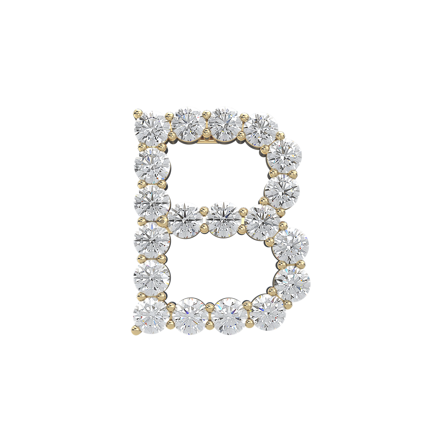 Initial Necklace - Large 0.10ct Pointer