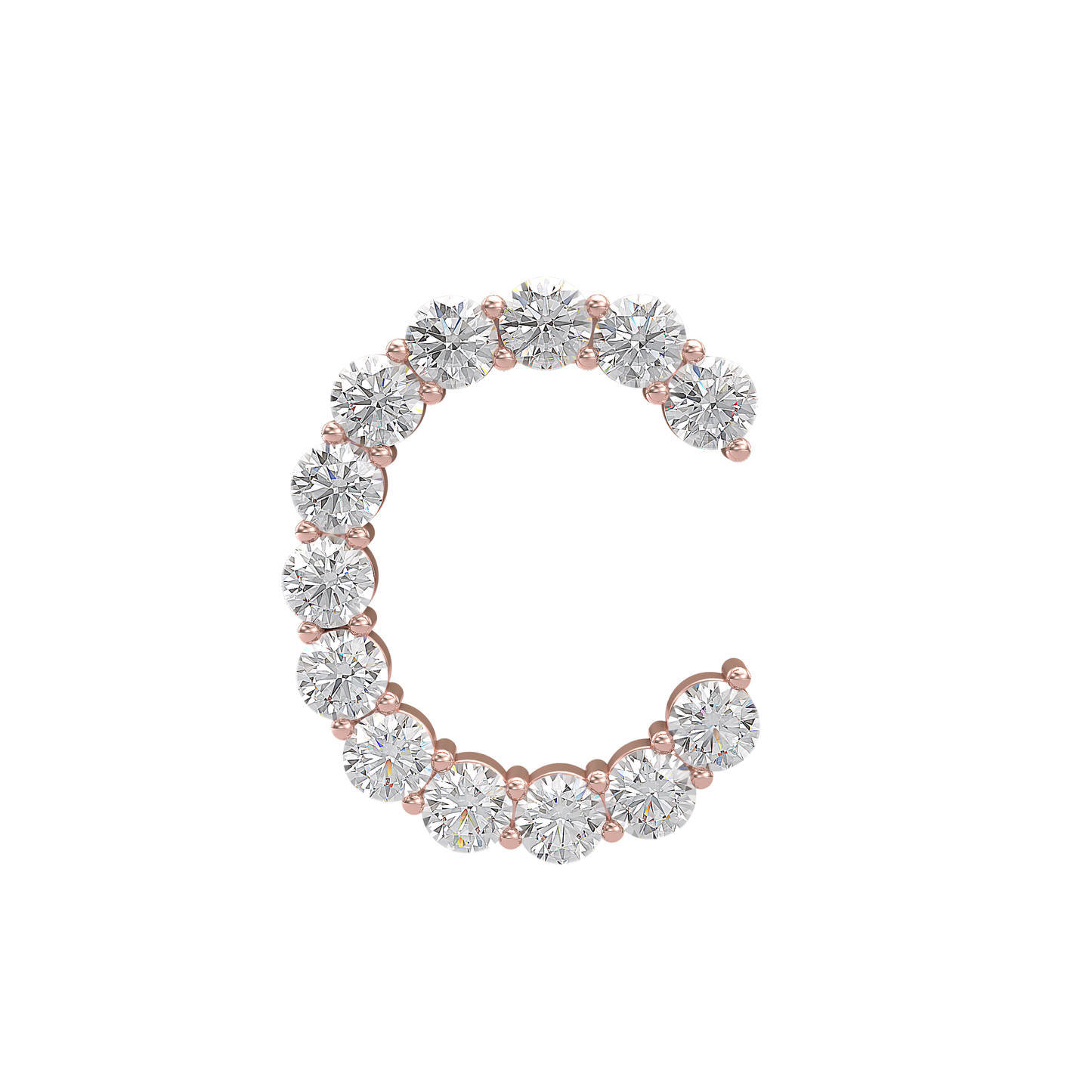 Initial Necklace - Large 0.10ct Pointer