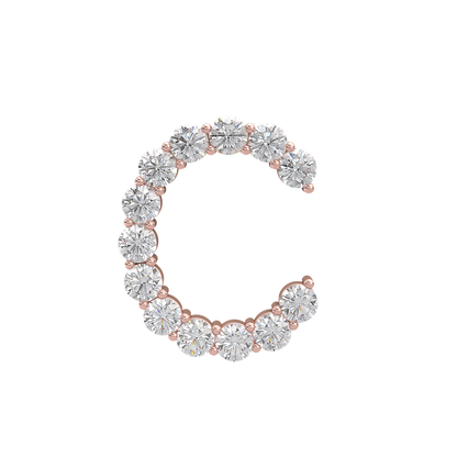Initial Necklace - Large 0.10ct Pointer