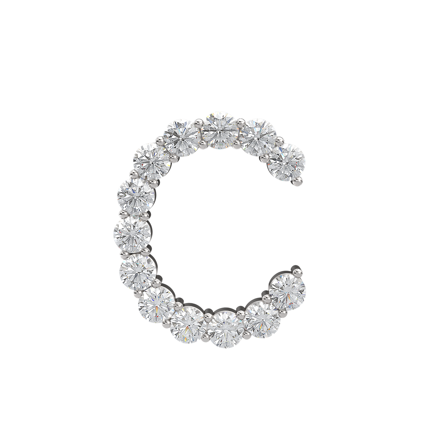 Initial Necklace - Large 0.10ct Pointer