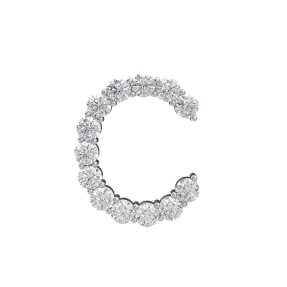 Initial Necklace - Large 0.10ct Pointer
