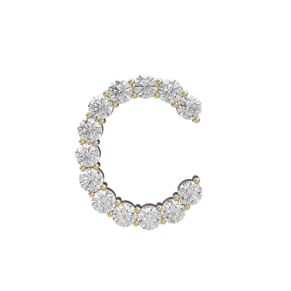 Initial Necklace - Large 0.10ct Pointer