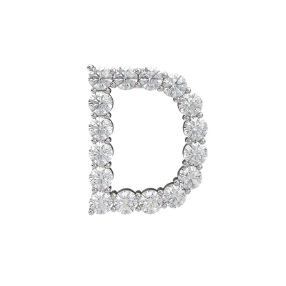 Initial Necklace - Large 0.10ct Pointer