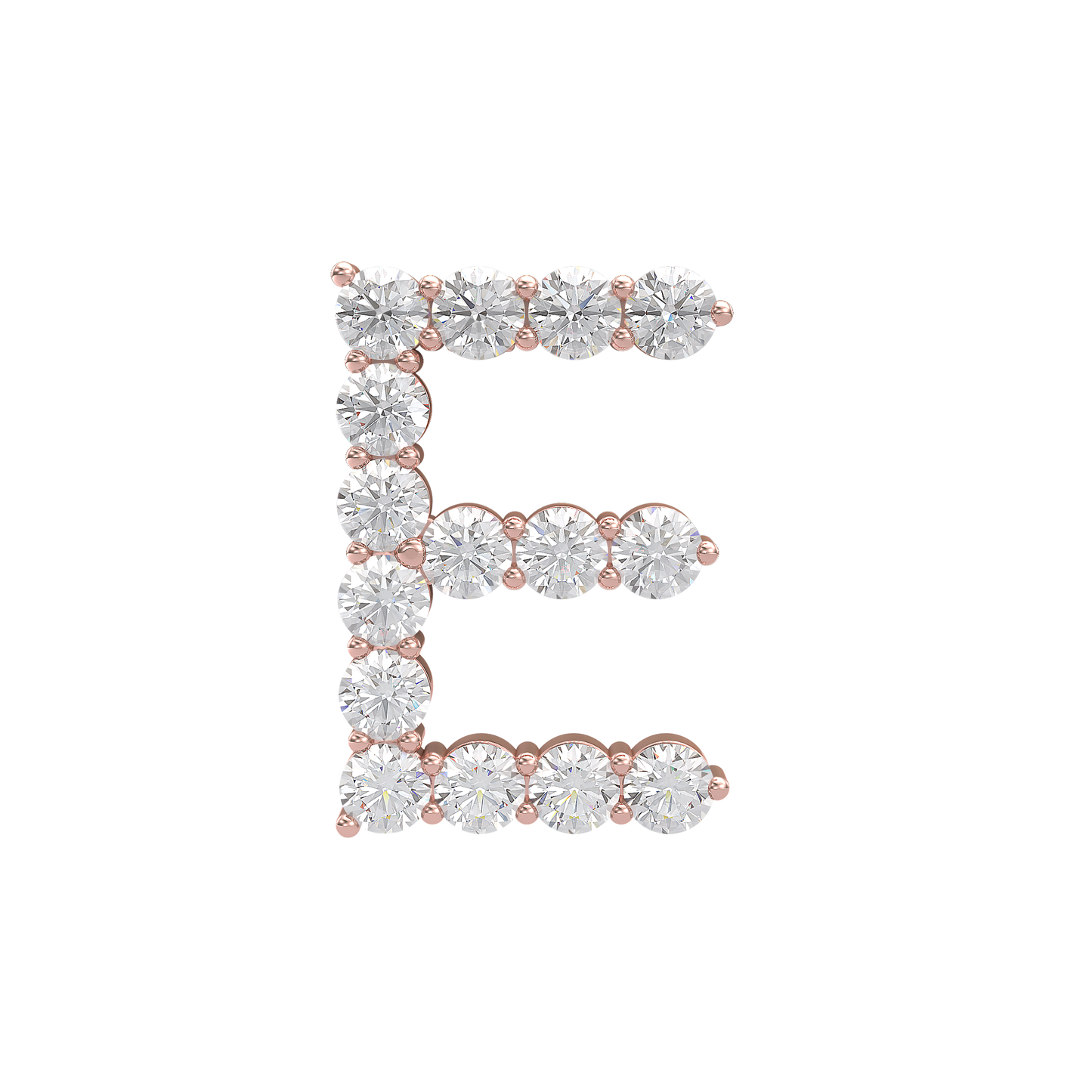 Initial Necklace - Large 0.10ct Pointer