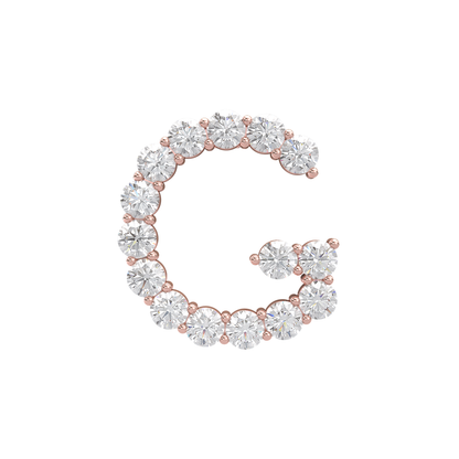 Initial Necklace - Large 0.10ct Pointer