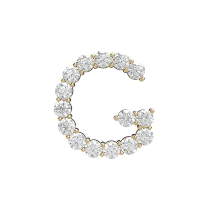 Initial Necklace - Large 0.10ct Pointer