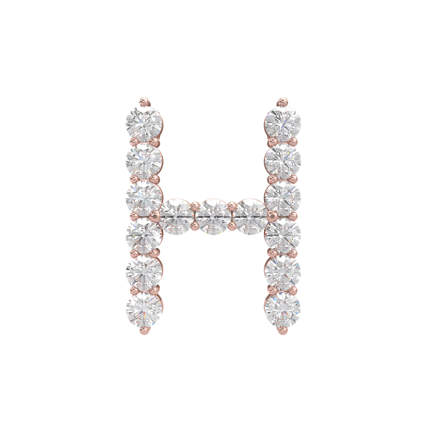 Initial Necklace - Large 0.10ct Pointer