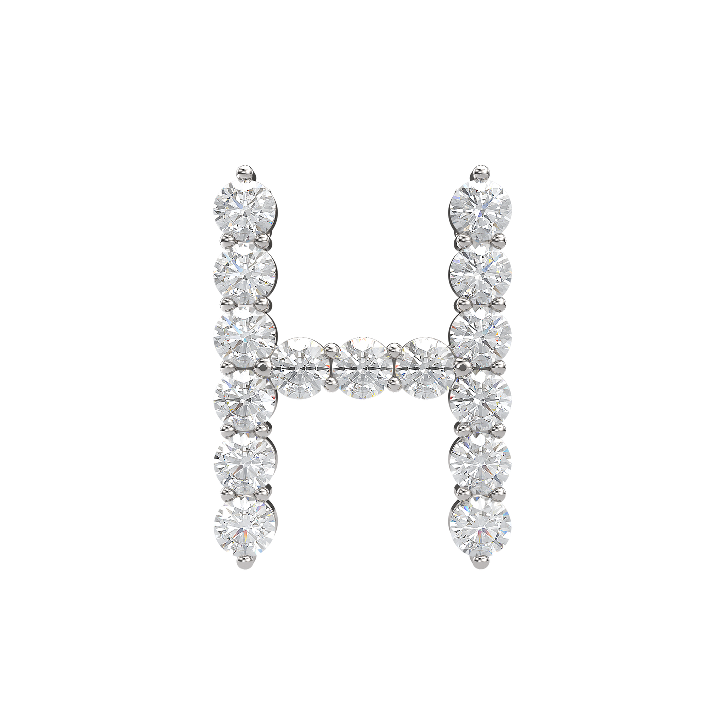 Initial Necklace - Large 0.10ct Pointer