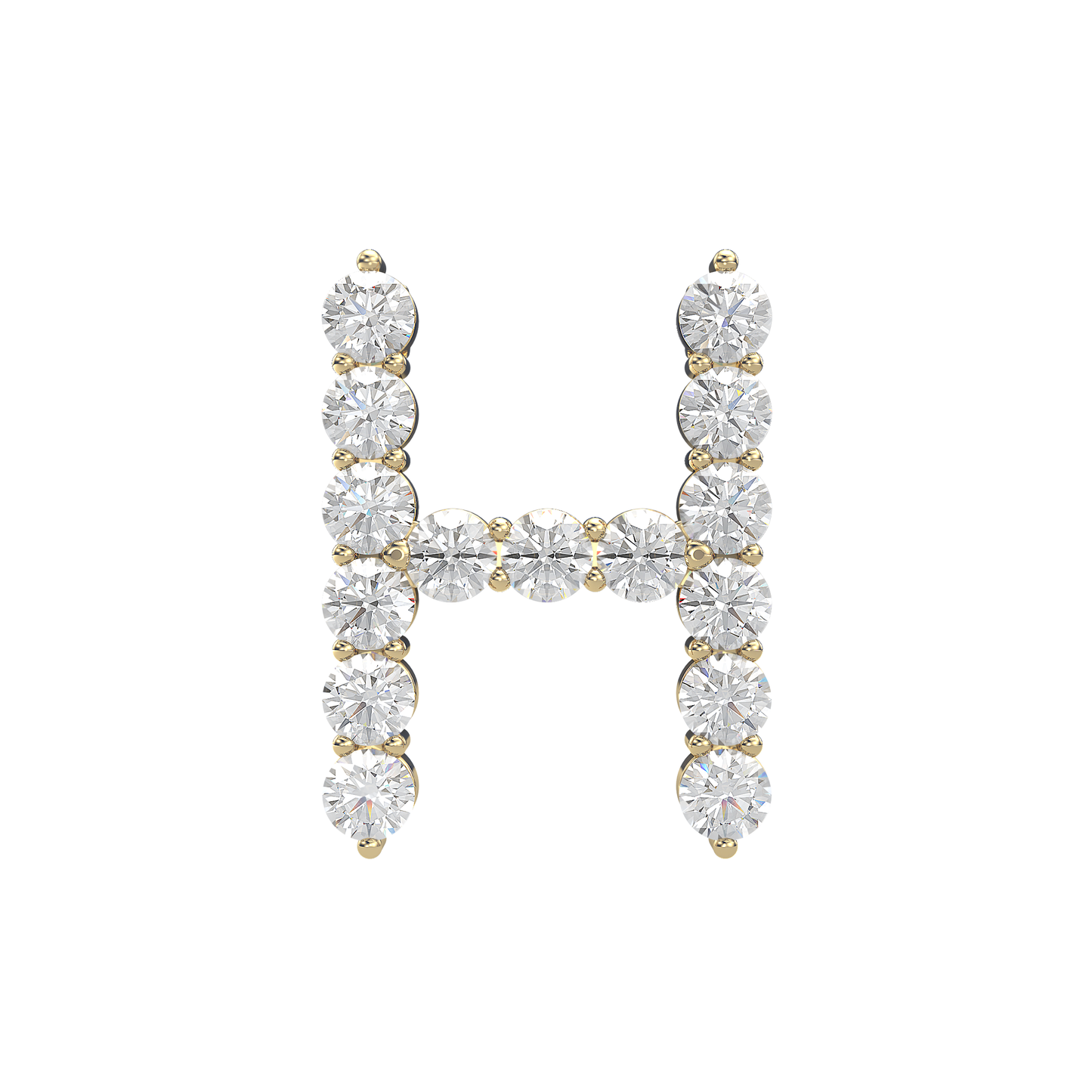 Initial Necklace - Large 0.10ct Pointer