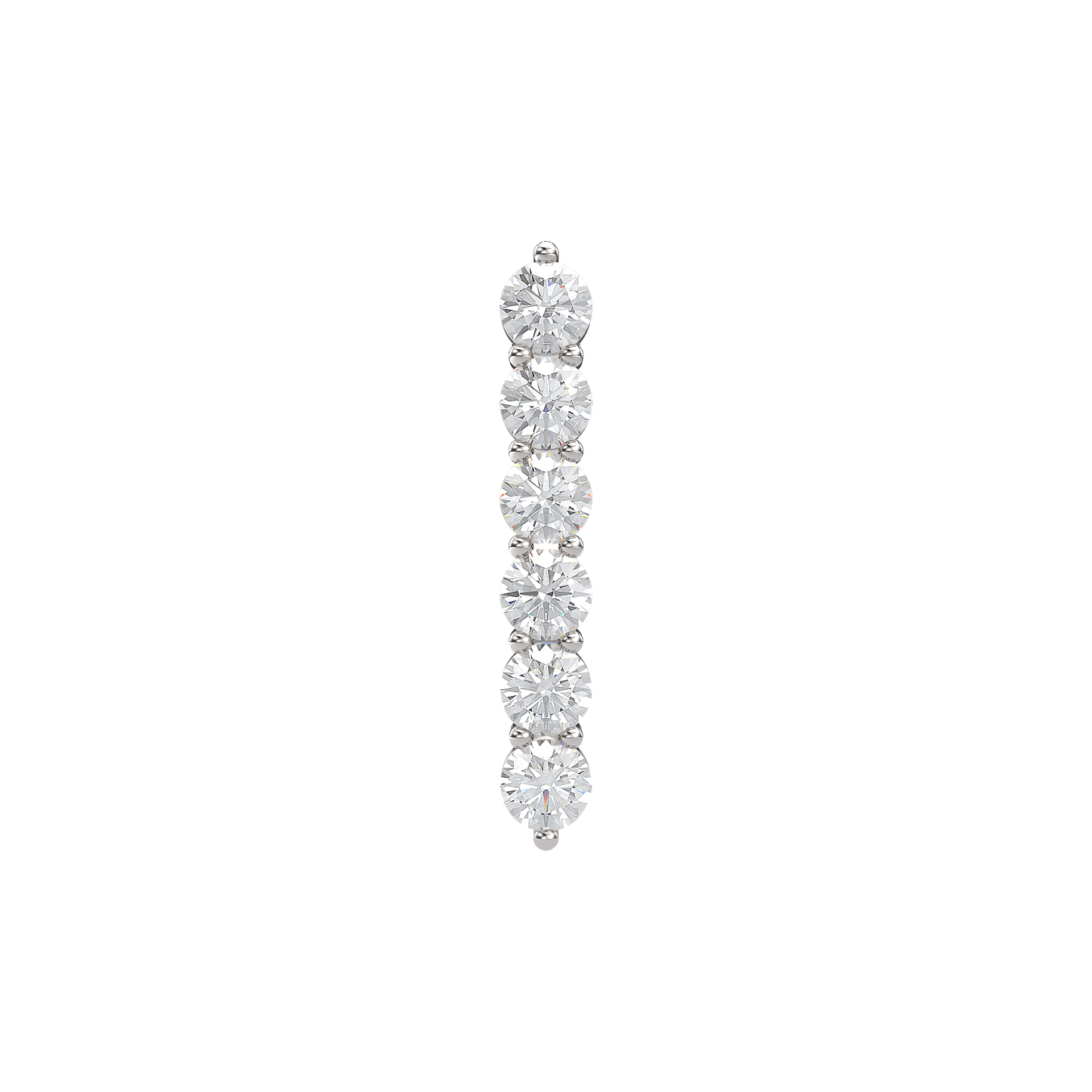 Initial Necklace - Large 0.10ct Pointer