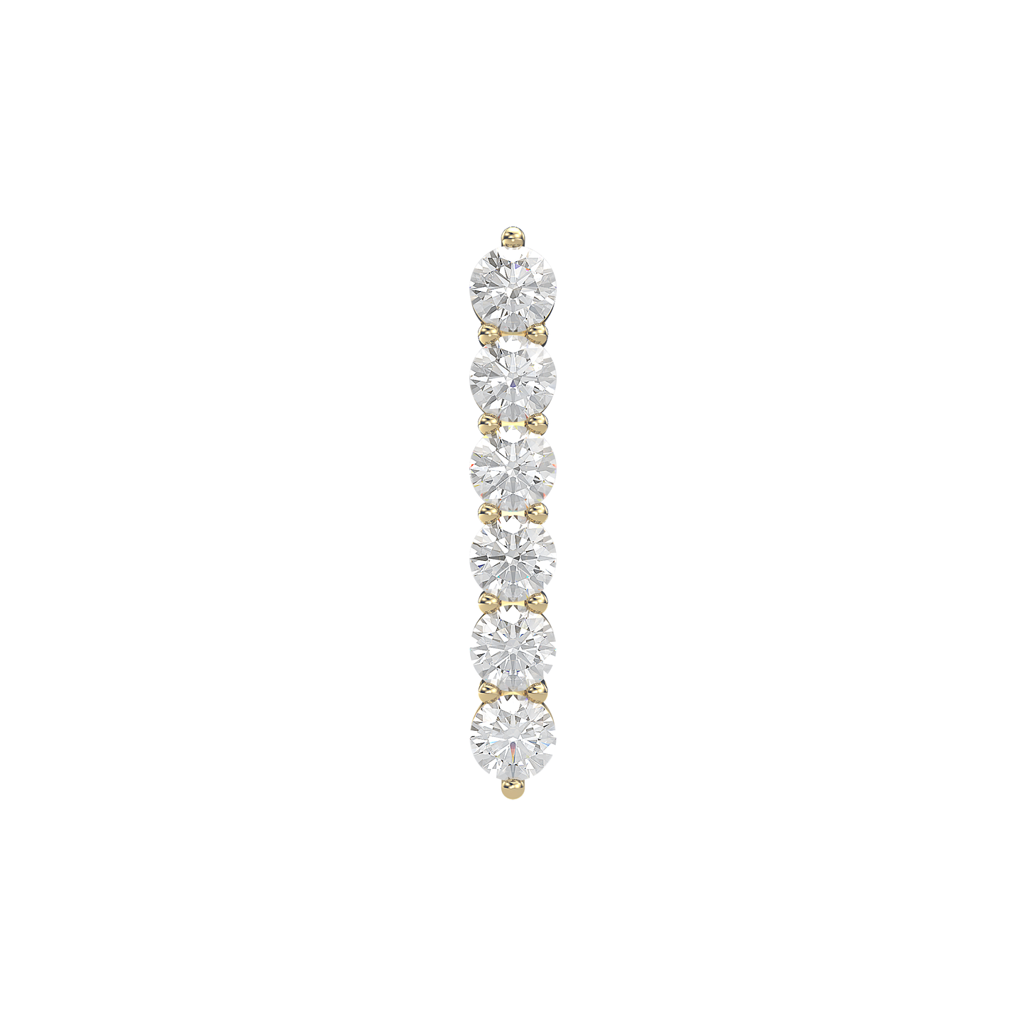 Initial Necklace - Large 0.10ct Pointer