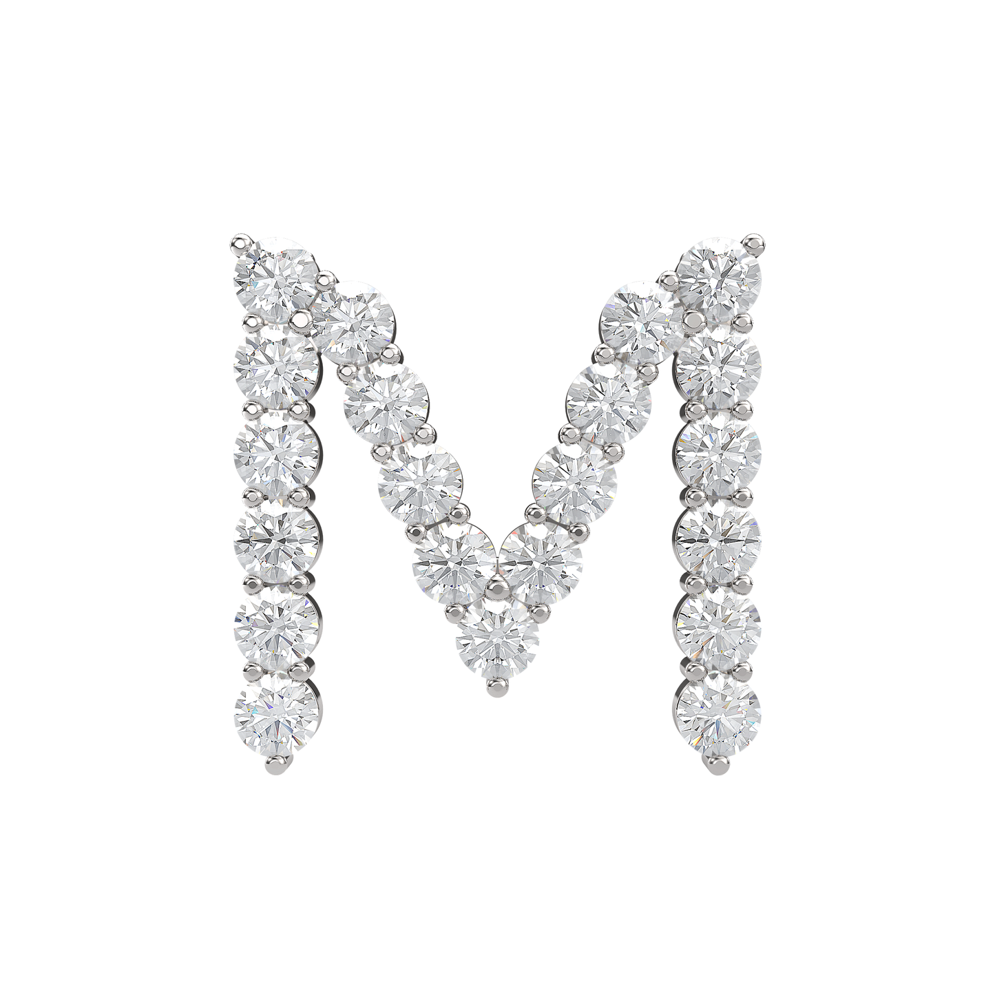 Initial Necklace - Large 0.10ct Pointer