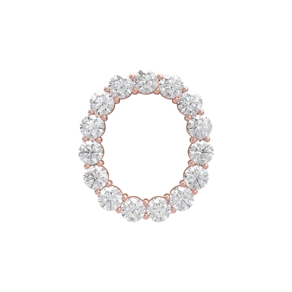 Initial Necklace - Large 0.10ct Pointer