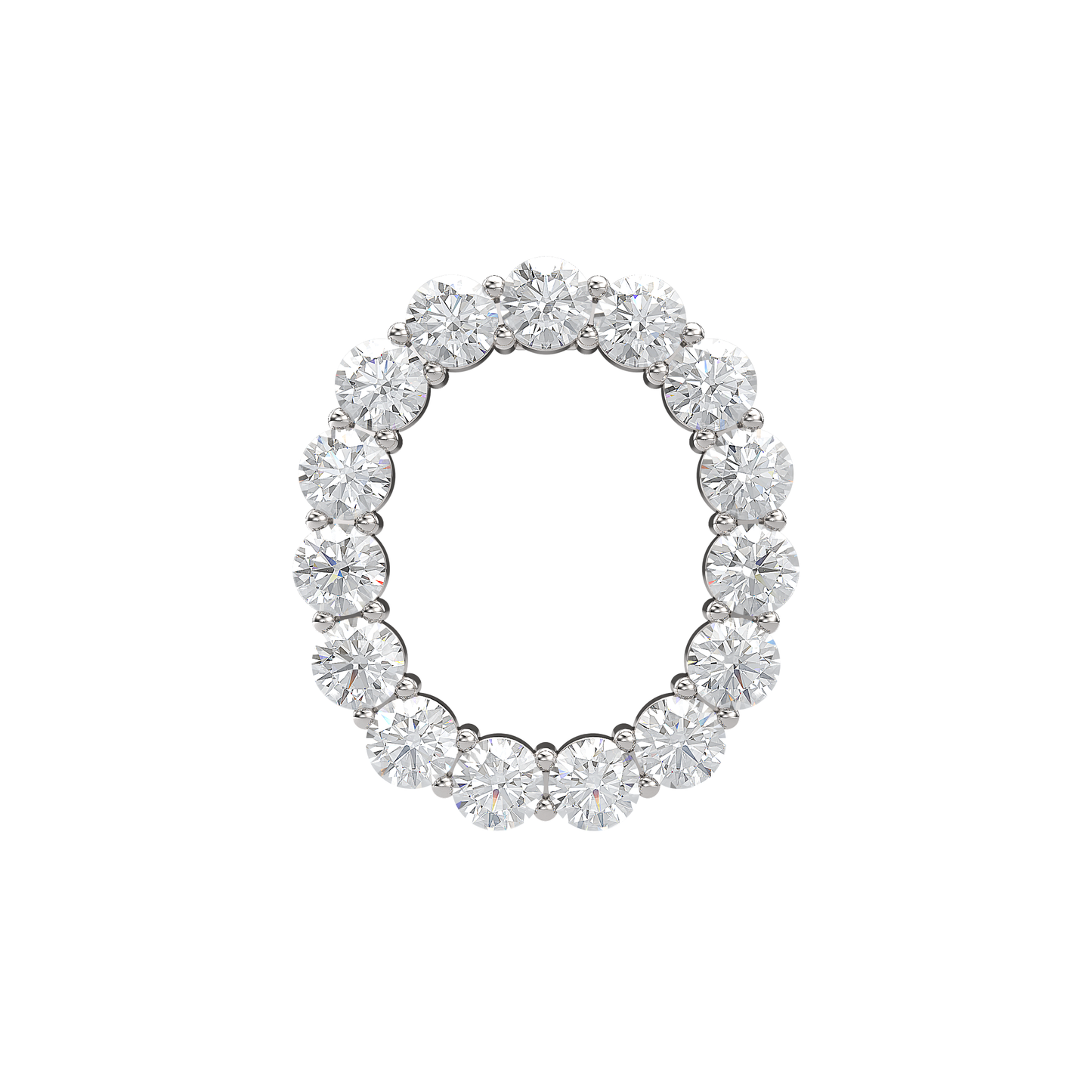 Initial Necklace - Large 0.10ct Pointer