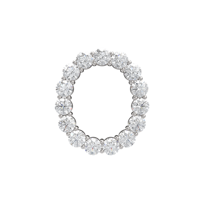Initial Necklace - Large 0.10ct Pointer