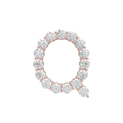 Initial Necklace - Large 0.10ct Pointer