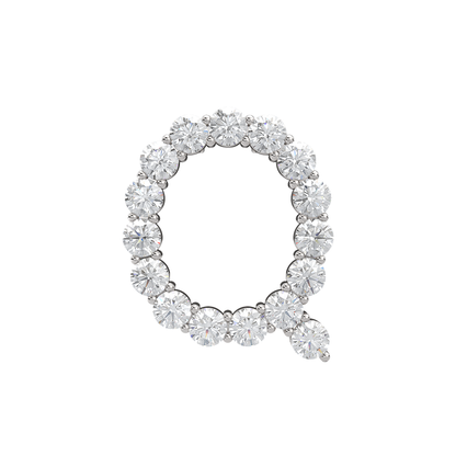 Initial Necklace - Large 0.10ct Pointer