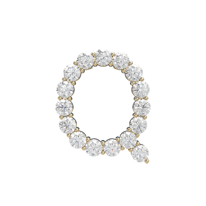 Initial Necklace - Large 0.10ct Pointer