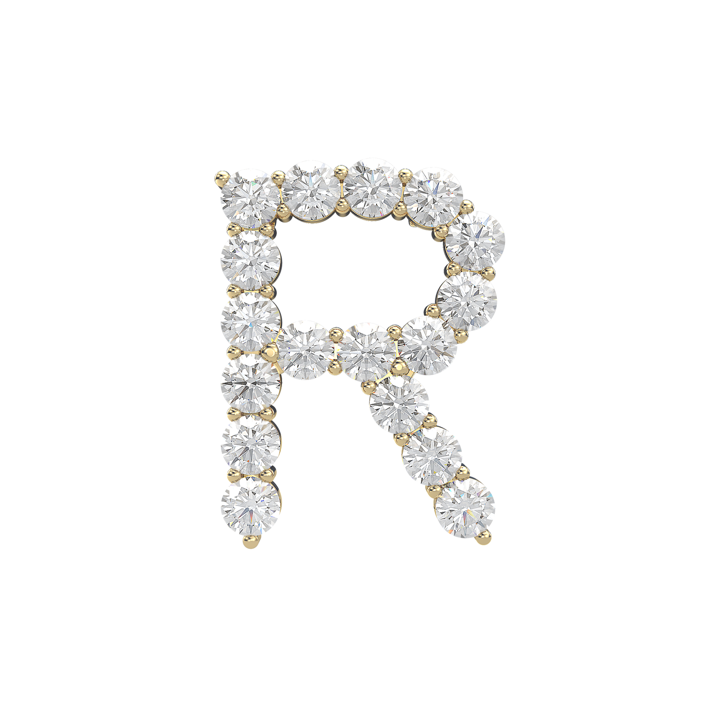 Initial Necklace - Large 0.10ct Pointer