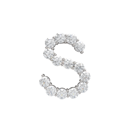 Initial Necklace - Large 0.10ct Pointer