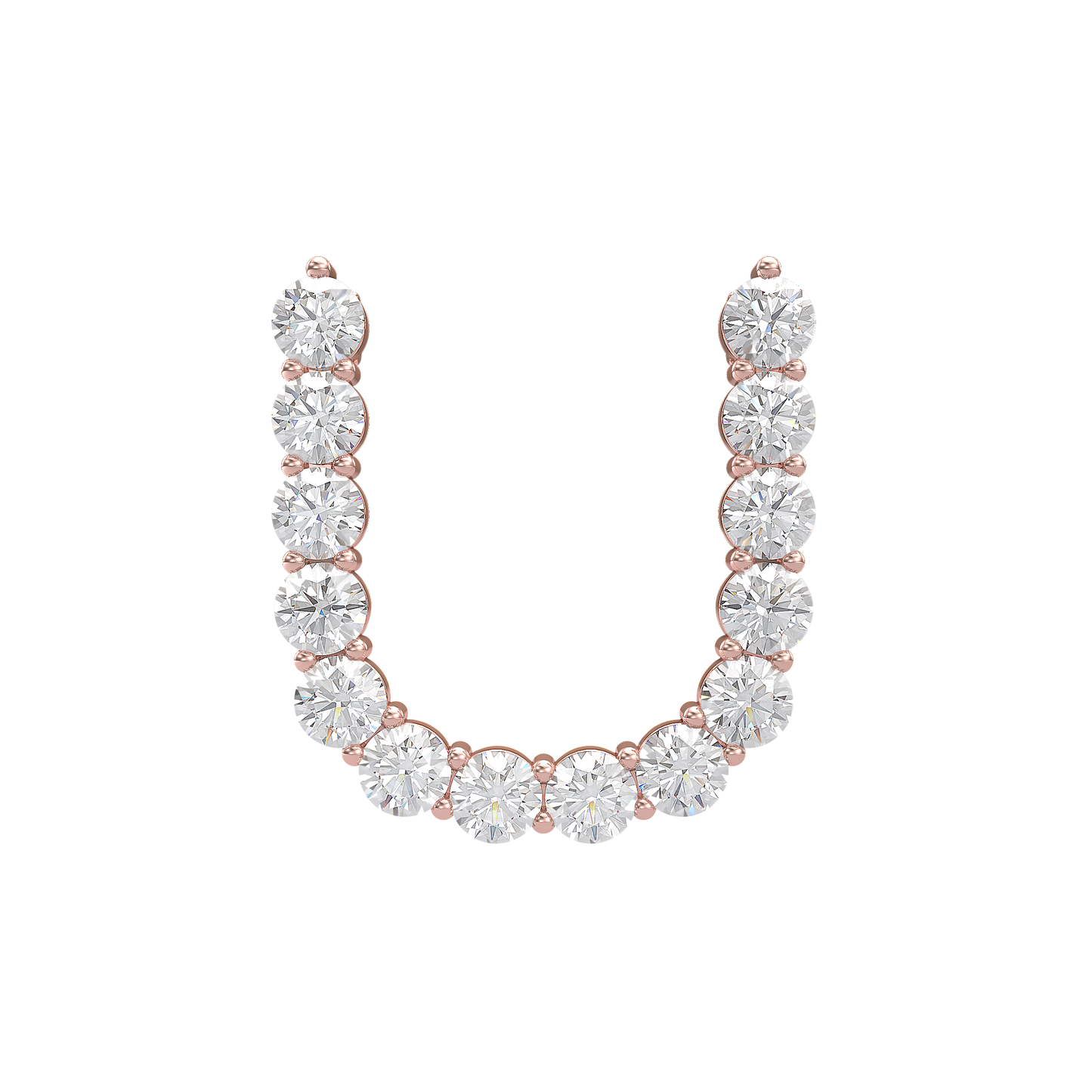 Initial Necklace - Large 0.10ct Pointer