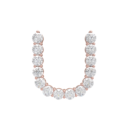 Initial Necklace - Large 0.10ct Pointer