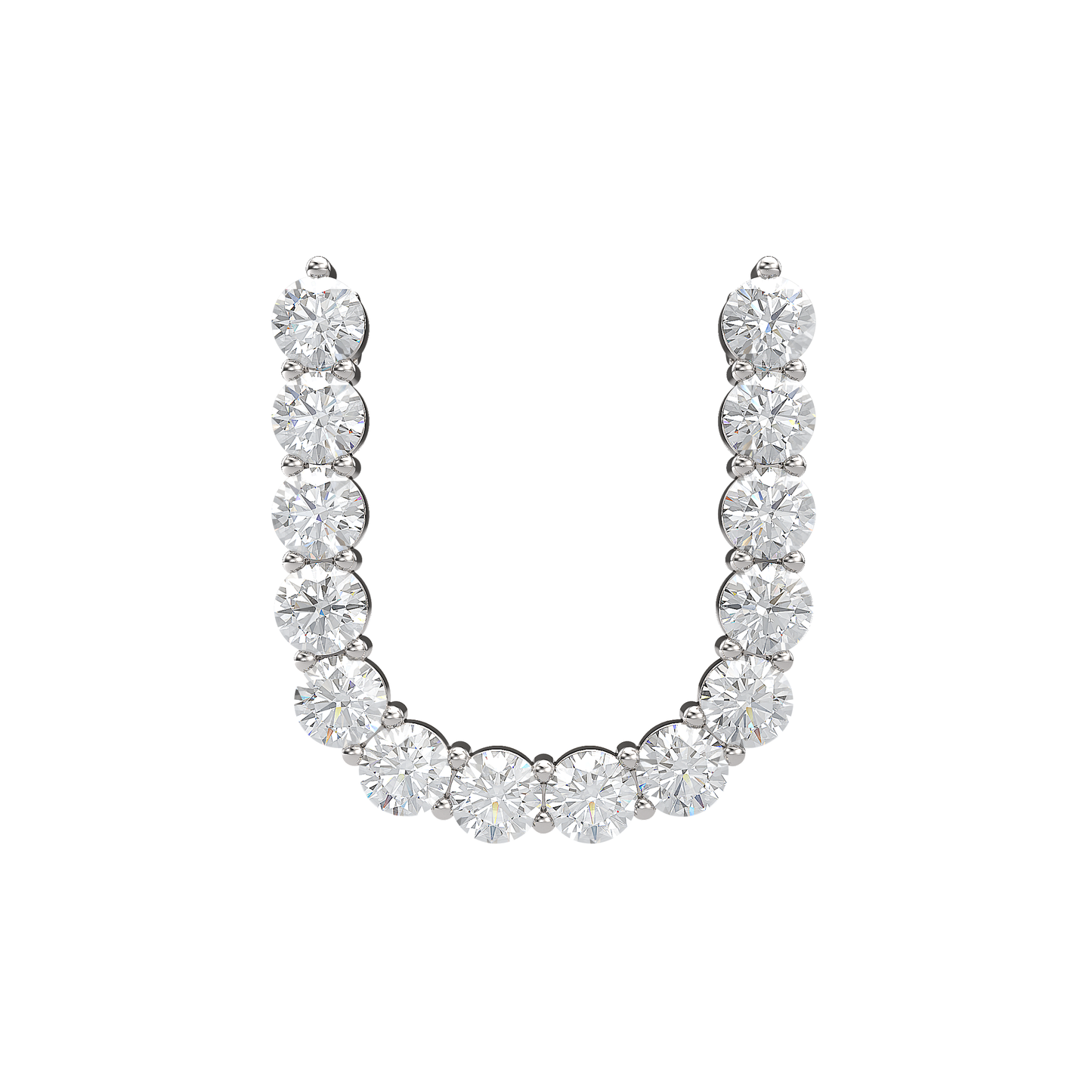 Initial Necklace - Large 0.10ct Pointer
