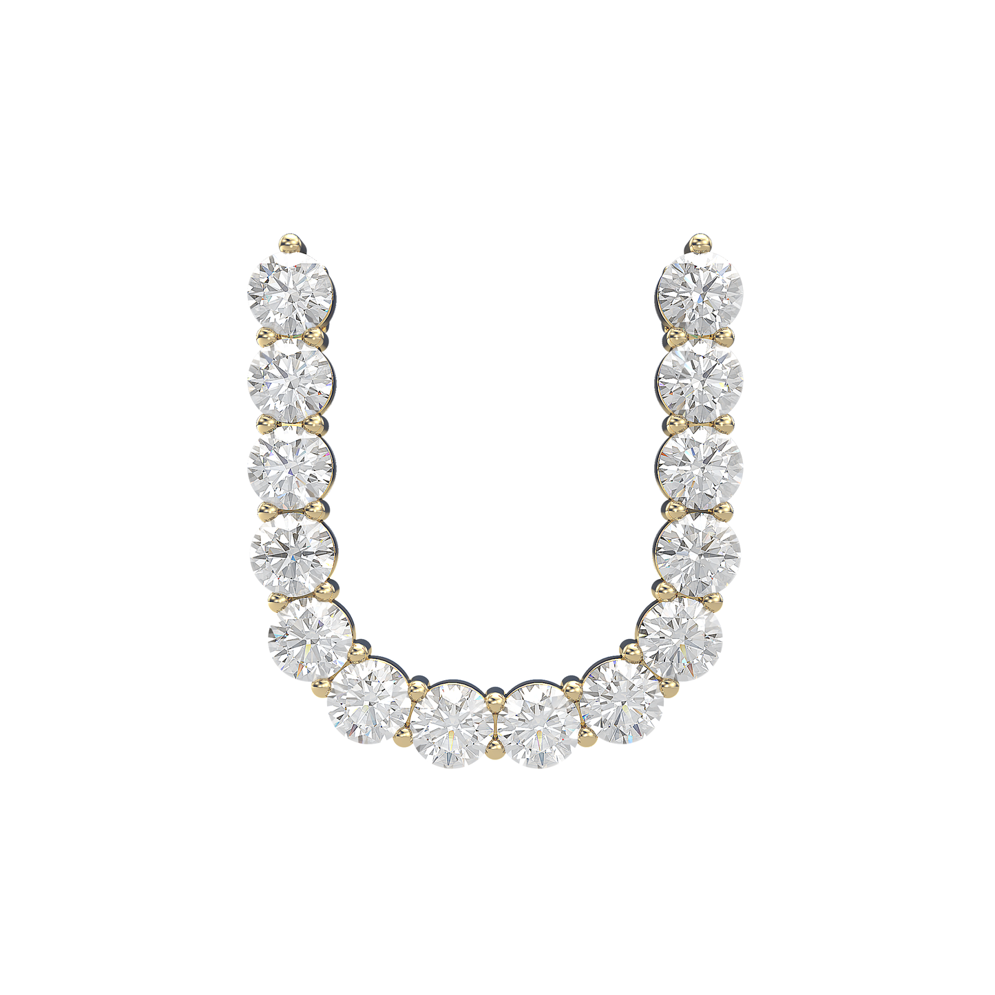 Initial Necklace - Large 0.10ct Pointer
