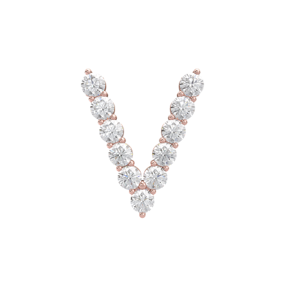Initial Necklace - Large 0.10ct Pointer