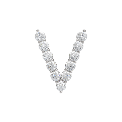 Initial Necklace - Large 0.10ct Pointer