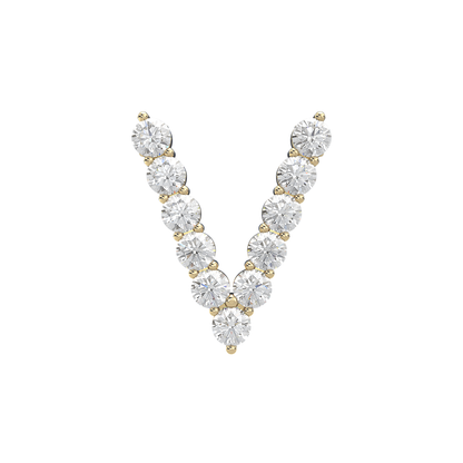 Initial Necklace - Large 0.10ct Pointer