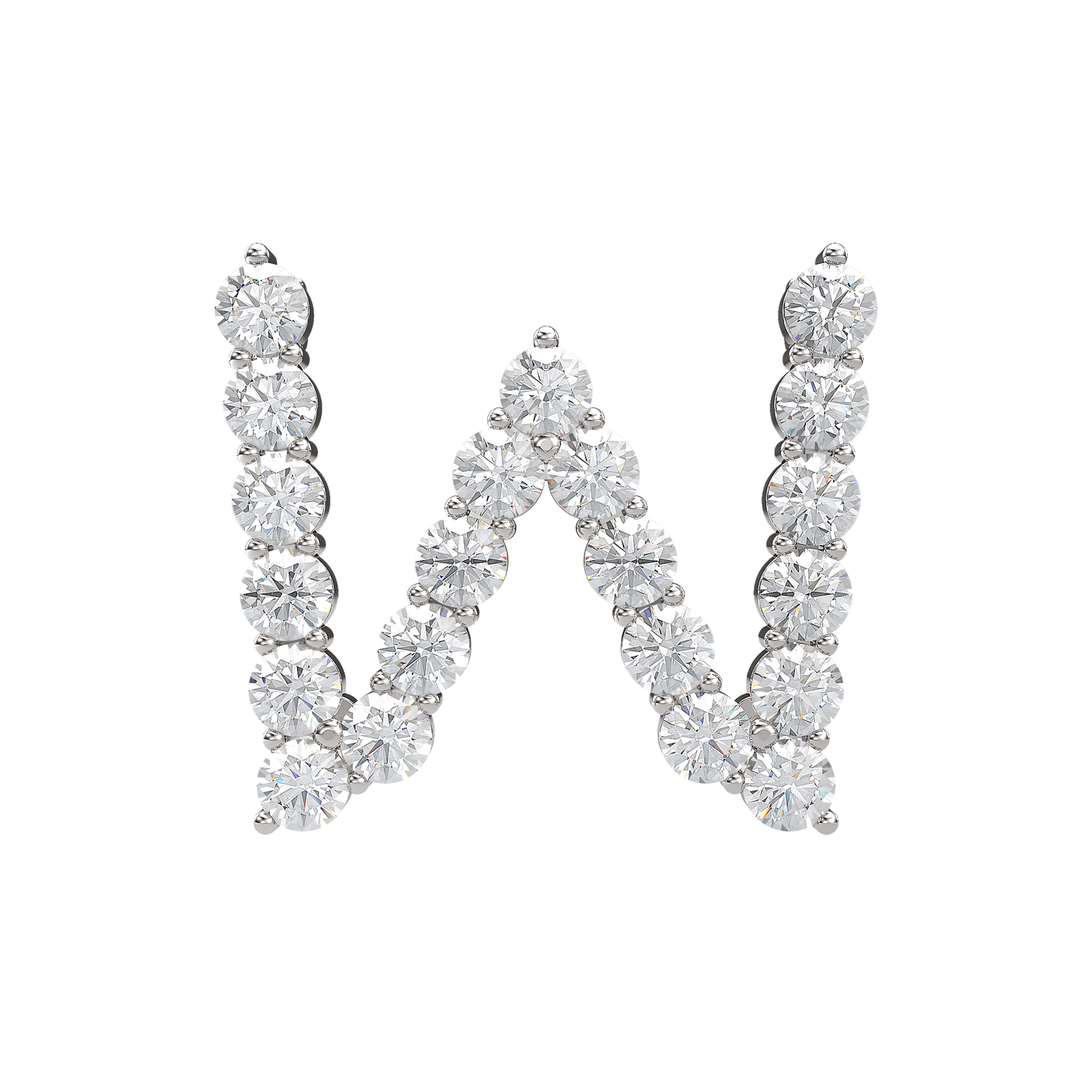 Initial Necklace - Large 0.10ct Pointer