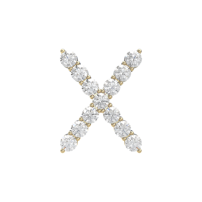 Initial Necklace - Large 0.10ct Pointer