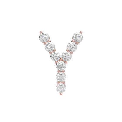 Initial Necklace - Large 0.10ct Pointer