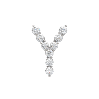 Initial Necklace - Large 0.10ct Pointer