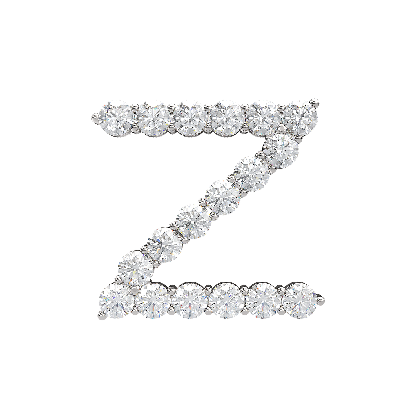 Initial Necklace - Large 0.10ct Pointer