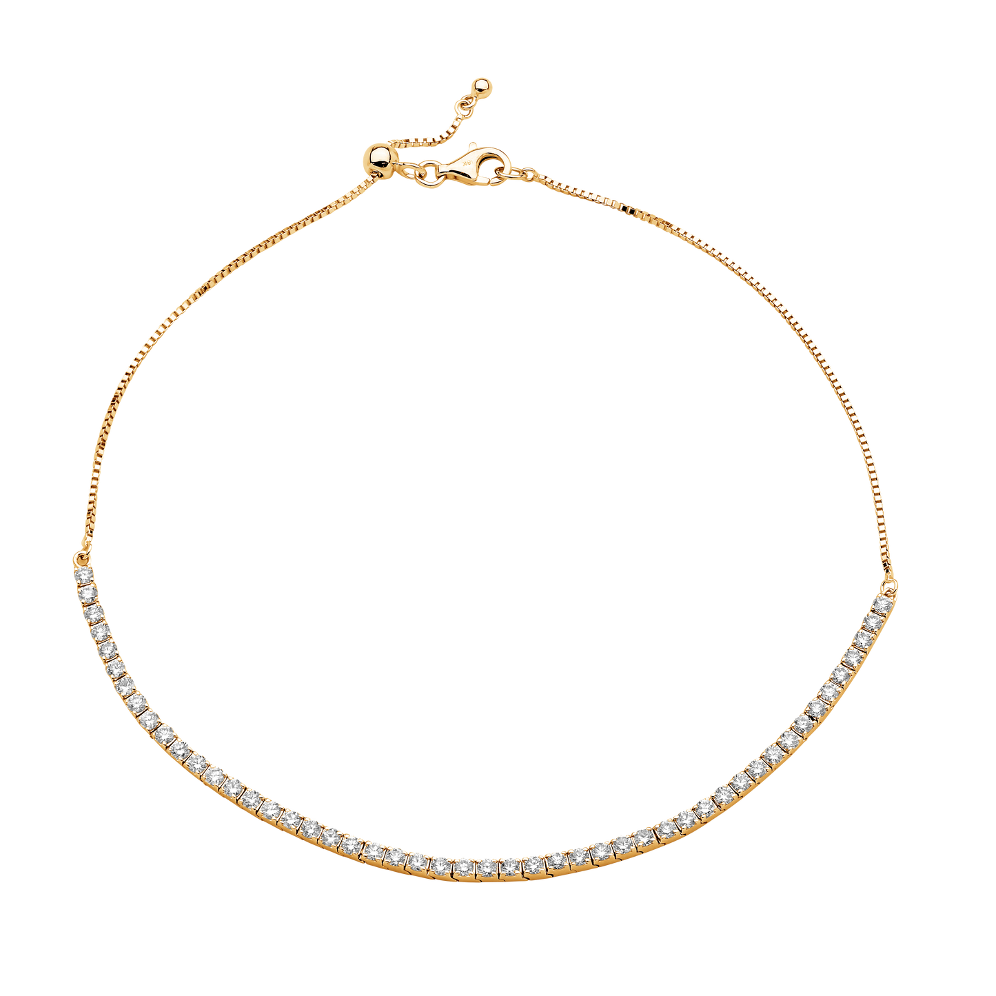 Star Dust Diamond Tennis Anklet