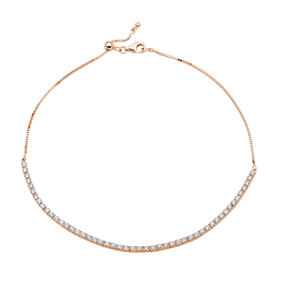 Star Dust Diamond Tennis Anklet
