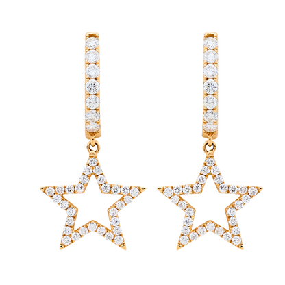 OPEN STAR HOOPS