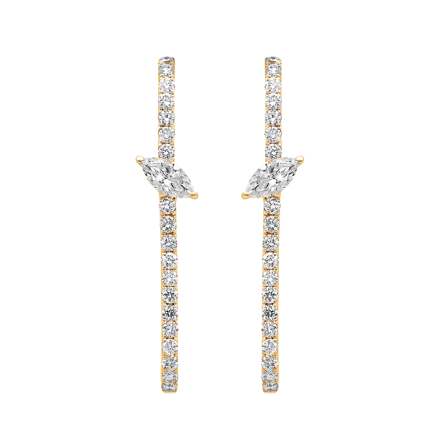 LIGHTBEAM BAR EARRINGS