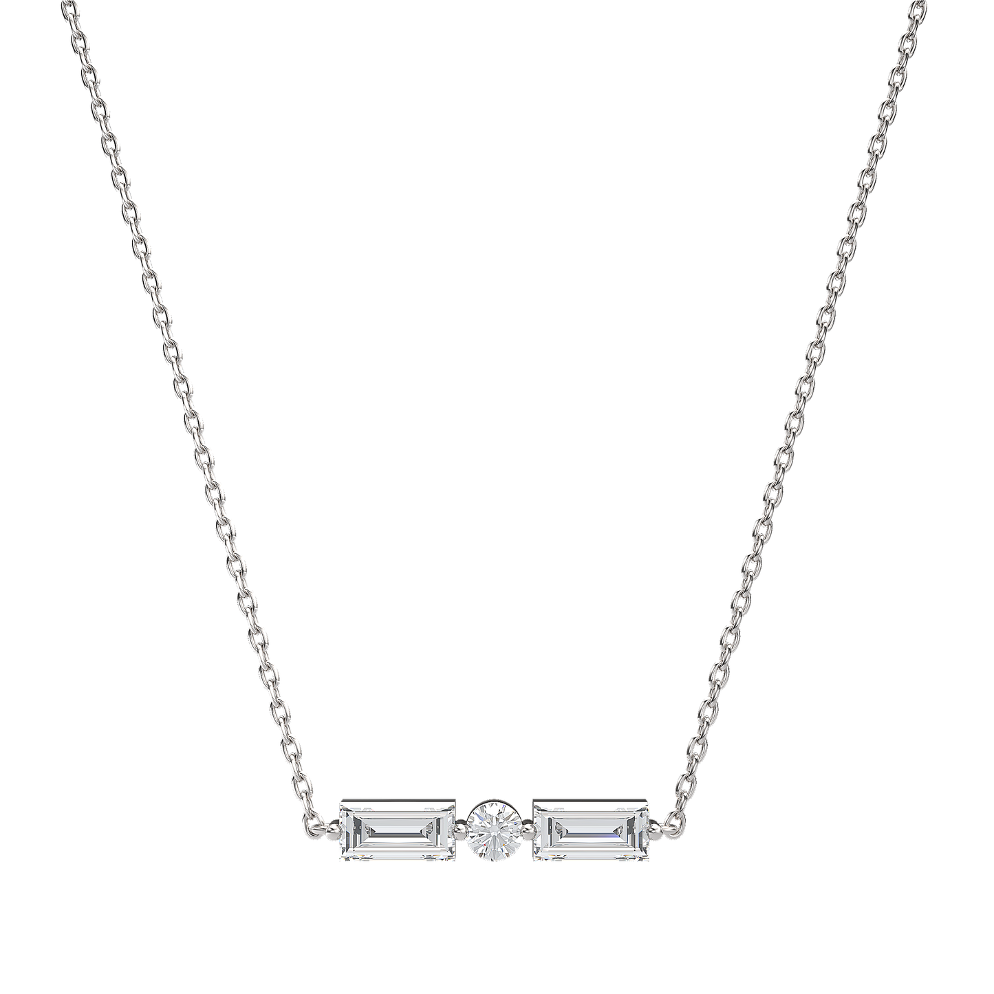 Morse Code Initial Necklace