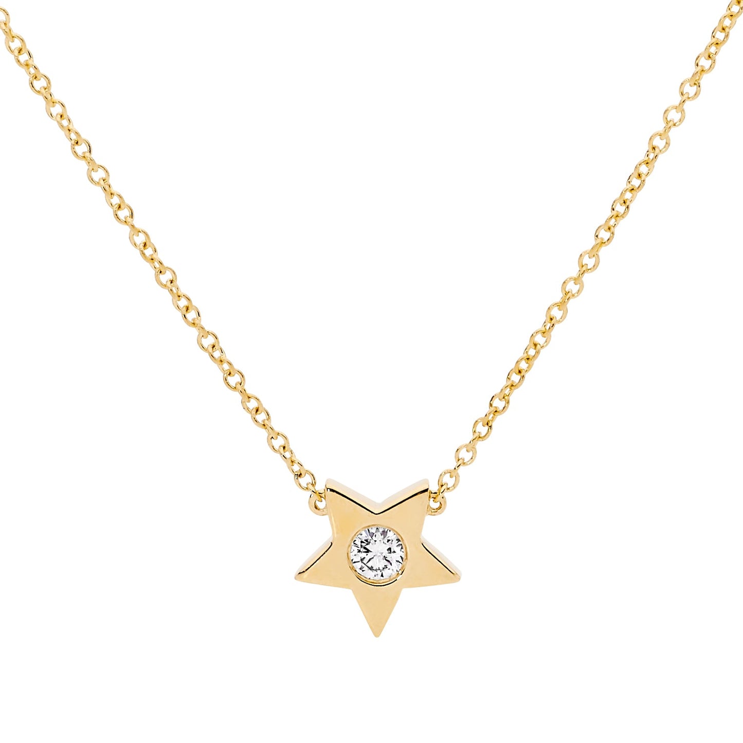 Diamond Star Necklace