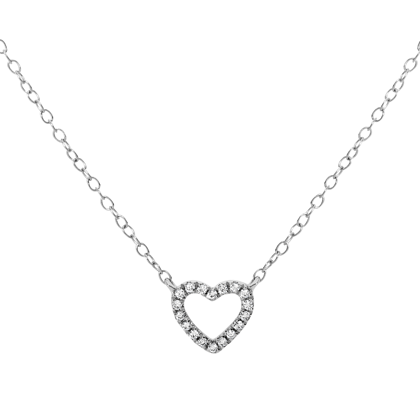 Mini Open Heart Necklace