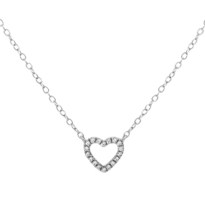 Mini Open Heart Necklace