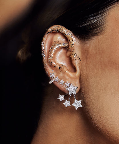 METEORITE SINGLE EARRING