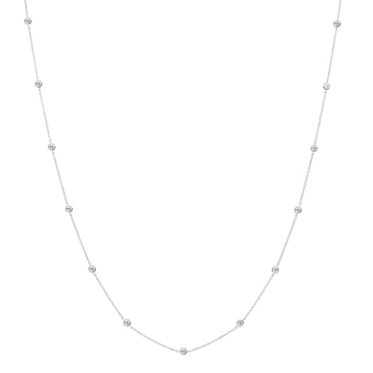 Brilliant Diamond Floating Necklace